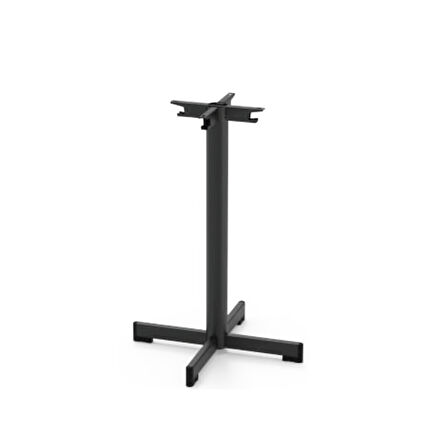 Tempo Bistro Masa Ayağı Siyah Metal 71 cm 