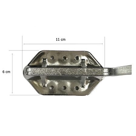 4 Adet Kaz Lüks Mobilya Koltuk Ayağı Metal Krom 17 cm