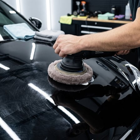 Ultra Soft Seri  Doğal Kuzu Postu Polisaj Keçesi 115 Mm Antrasit