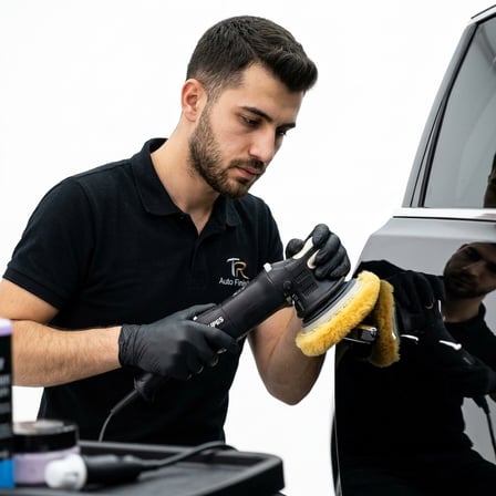Performans Seri  Doğal Kuzu Postu Polisaj Keçesi 180 Mm Sarı