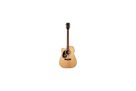 Cort AD880CELHNS Naturel Satin Solak Elektro Akustik Gitar