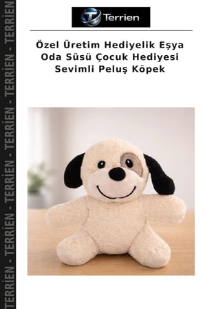 Özel Üretim Hediyelik Eşya Oda Süsü Çocuk Hediyesi Sevimli Peluş Köpek