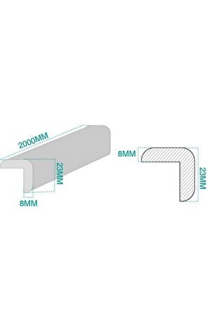 6 Metre Masa Kenar Koruyucu Kauçuk Şerit Aparat 2 Metre Bebek Çocuk Cam Ahşap Masa Kenar Koruyucu Şe