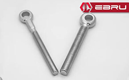 Ebru Delikli, Gözlü Civata M6 - 50 Adet