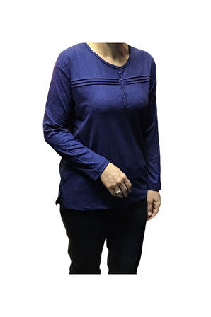 KADIN YÜN VİSKON MEVSİMLİK SADE BLUZ