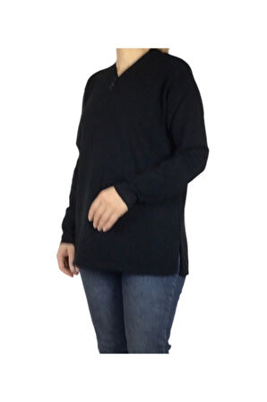KADIN VYAKA KAPALI ÜÇ DÜĞMELI KALIN KIŞLIK ANNE BLUZ