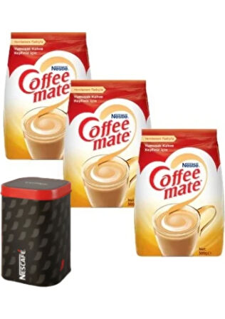 Nestle Coffee Mate 500 Gr*3 + Teneke Kutu