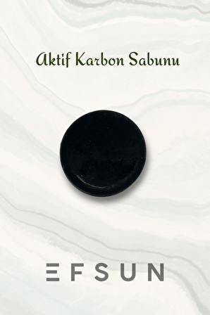 Yuvarlak Aktif Karbon Sabunu 85-90 Gr