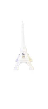 🌟 3D Baskı Eiffel Kulesi Maketi - Beyaz Renkli Dekoratif Model 🌟