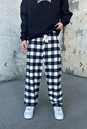 Ekoseli eşofman altı /Pantalon