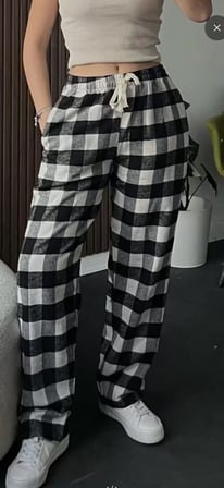 Ekoseli eşofman altı /Pantalon