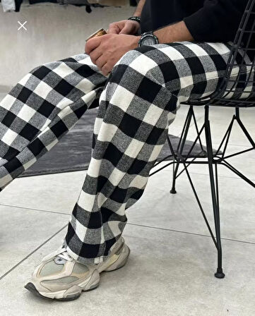 Ekoseli eşofman altı /Pantalon