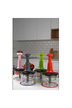 Karışık Renk Çelik Bıçaklı Basmalı El Rondosu | Rondo Blender