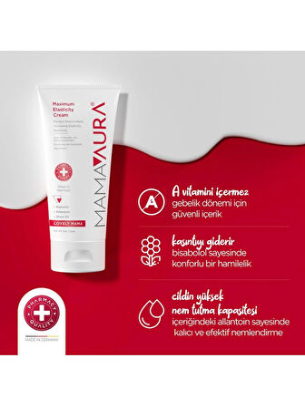 Mamaaura Hamileler Için Çatlak Önleyici Krem - Maximum Elasticity Cream 150 ml