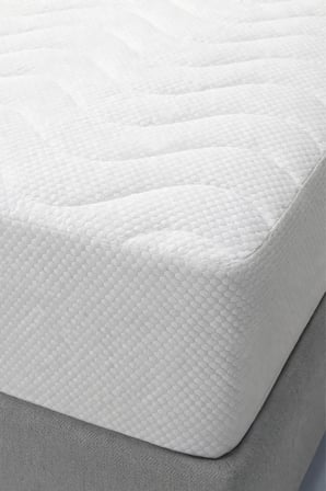 Sıvı Geçirmez Kapitone Desen Fitted Bazalı Yatak Alez Seti | Kapitone Desen Fitted Bazalı Alez ve 2'li Yastık Alez Koruyucusu Beyaz | Tek Kişilik - Çift Kişilik