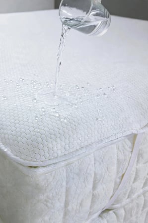 Sıvı Geçirmez 4 Köşe Lastikli Honeycomb Desenli Yatak Alez Seti | 4 Köşe Lastikli Yatak Alezi ve 2'li Yastık Alez Koruyucusu Beyaz | Tek Kişilik - Çift Kişilik