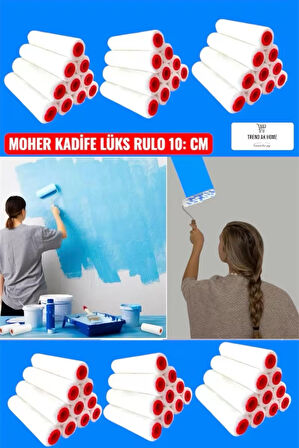 MOHER KADİFE LÜKS RULO YEDEK BAŞLIĞI 10 CM ( 10 ADET ) 