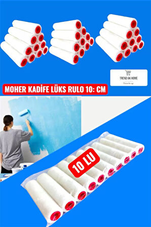 MOHER KADİFE LÜKS RULO YEDEK BAŞLIĞI 10 CM ( 10 ADET ) 