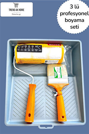 3’LÜ PROFESYONEL BOYACI SETİ LÜKS BOYACI SETİ 
