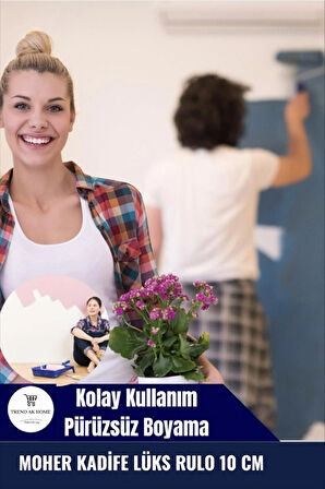 MOHER KADİFE LÜKS RULO YEDEK BAŞLIĞI 10 CM ( 50 ADET ) 