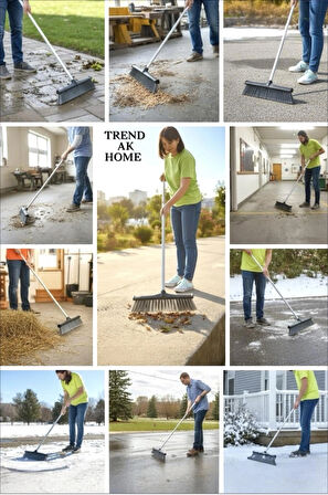 SERT ÇALI FIRÇASI BAHÇE SÜPÜRME TEMİZLEME FIRÇASI 