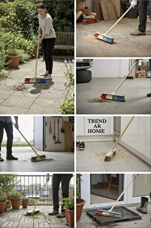 SERT ÇALI FIRÇASI BAHÇE SÜPÜRME TEMİZLEME FIRÇASI 