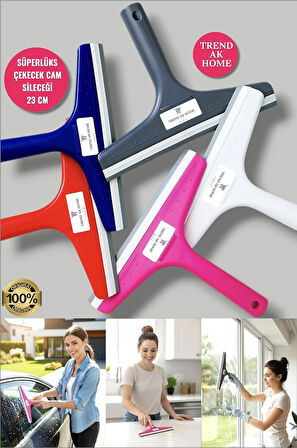 LÜKS ÇEKECEK CAM SİLECEĞİ-aynalar,camlar,fayanslar,banyo,mutfakta,araba vb. alanlarda (23 cm 1 Adet)