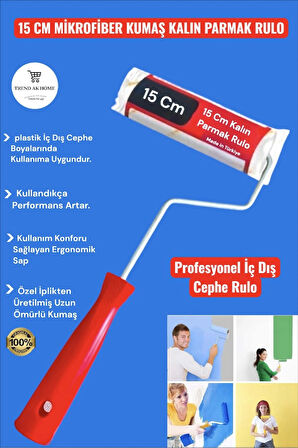 15 CM MİKROFİBER KUMAŞ KALIN PARMAK RULO 