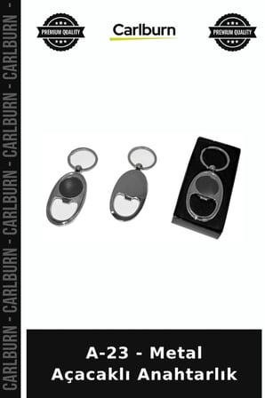Özel Üretim Ergonomik Pratik Aksesuar A-23 - Metal Açacaklı Anahtarlık - Metal