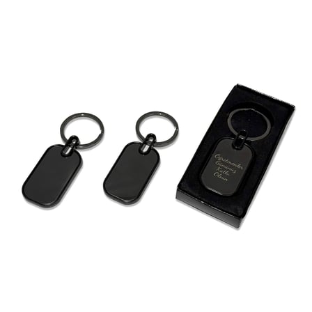 Özel Üretim Aksesuar Hediyelik Şık A-1 - Metal Anahtarlık - Füme