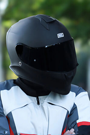Dinamo Mat Siyah Full Face Kask