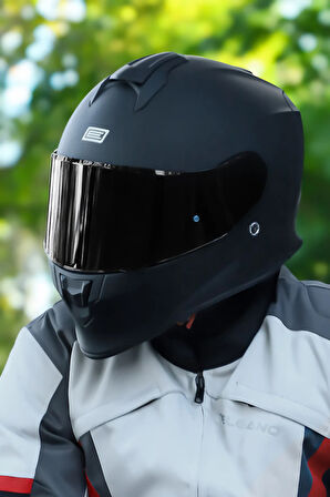 Dinamo Mat Siyah Full Face Kask