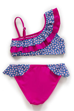 Endeep Kız Çocuk Desenli Bikini Takımı