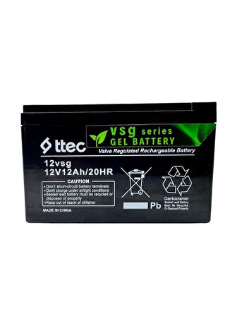 12V 12Ah Jel Akü – Akülü Araba ve Motor Yedek Güç