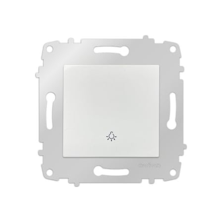 OVİVO Grano Beyaz  Light Anahtar Modern Tasarım Özelliği ile Şık Görünüm