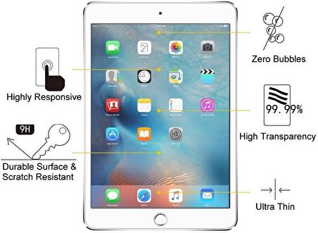 Engo Apple iPad Mini 4. Nesil Ekran Koruyucu Flexible Nano