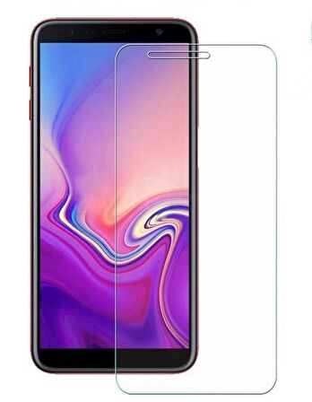 Samsung Galaxy J6 Plus Nano Flexible Esnek 9H Temperli Ekran Koruyucu Cam