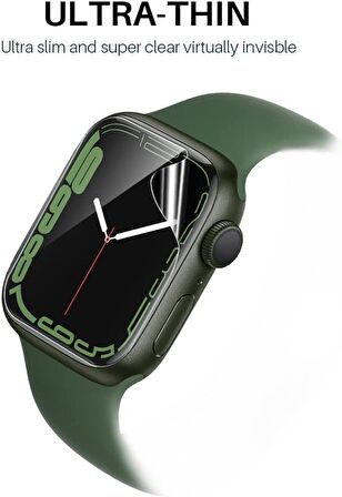 Engo Apple Watch Uyumlu  SE 44 mm Ekran Koruyucu Şeffaf TPU Film 2 Adet