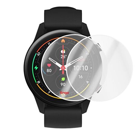 Xiaomi Mi Watch Ekran Koruyucu Tam Kaplama TPU Film 2 Adet XMWTCL02 