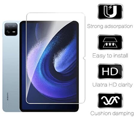 Engo Xiaomi Uyumlu Uyumlu Pad 6 Pro 11 Inç Tablet Ekran Koruyucu Esnek Nano Şeffaf 