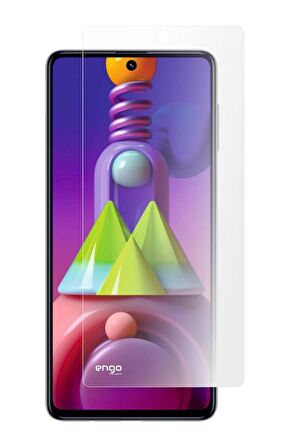 Samsung Galaxy M51 İle Uyumlu Mat Ekran Koruyucu Nano Şeffaf