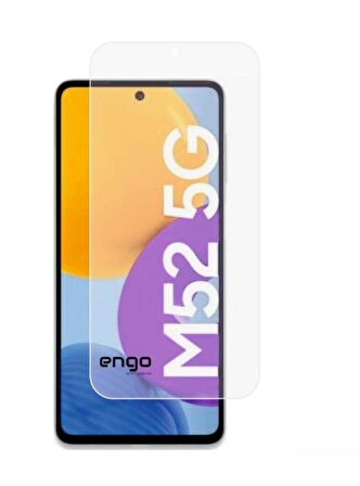 Samsung Galaxy M52 İle Uyumlu Mat Ekran Koruyucu Nano Şeffaf