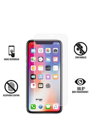 Engo Apple Uyumlu iPhone 14 Pro Ekran Koruyucu Mat Parmak İzi Bırakmaz