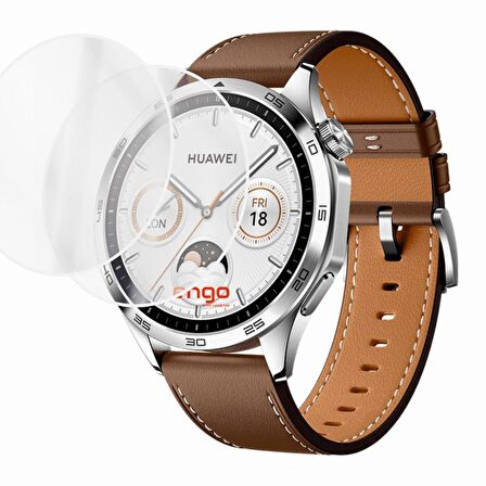 Huawei Watch GT 4 Ekran Koruyucu 46mm Şeffaf TPU Film 2 Adet