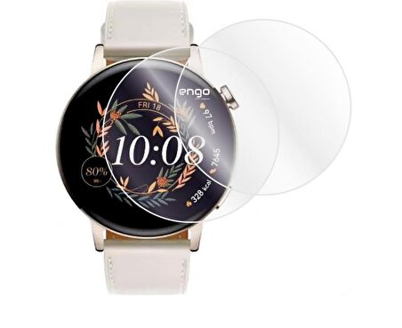 Huawei Watch GT3 42 mm Mat Ekran Koruyucu TPU Film 2 Adet