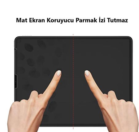 Apple iPad Air 5 Mat Ekran Koruyucu Parmak İzi Bırakmaz