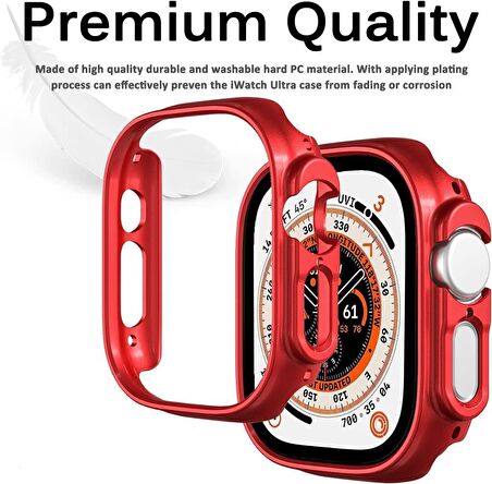 Apple Watch Ultra Kılıf Sert PC Kasa Watch Ultra 49mm Kılıf