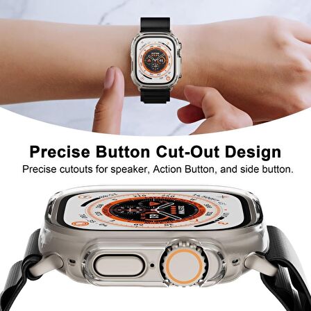 Apple Watch Ultra Kılıf Sert PC Kasa Watch Ultra 49mm Kılıf
