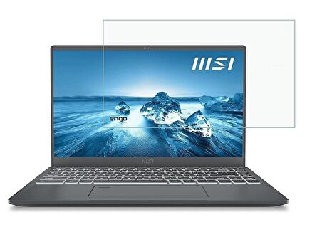 Msi Prestige 15 15.6 inç Ekran Koruyucu Nano Temperli 