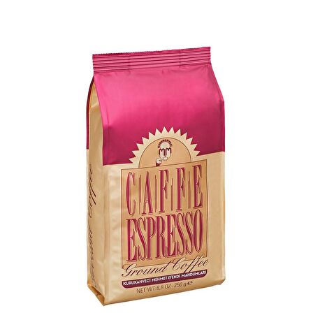 Caffe Espresso Yumuşak İçim Espresso Türkiye Filtre Kahve 250 gr